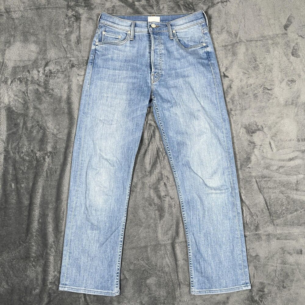 MOTHER The Tomcat
Jeans Womens 27 Blue Light Wash Straight High Rise Button Fly